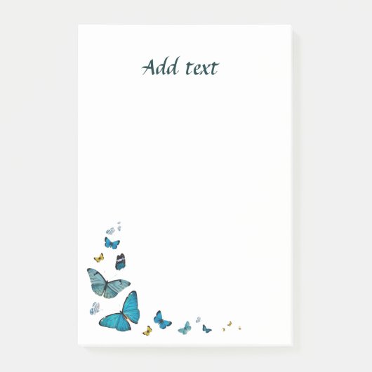 Post-it® Parade aux papillons, jolie conception modèle (Devant)