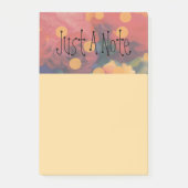 Post-it® Parade Polka Dot Peony "Juste Une Note" (Devant)
