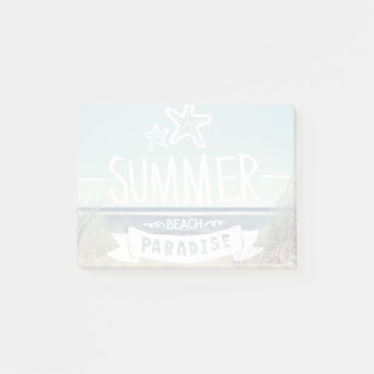 Post-it® Paradis de la plage d'été (Devant)