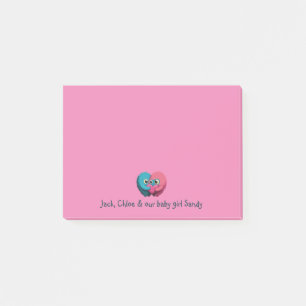 Post-it® Parents de nouveau-nés monstre