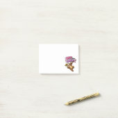 Post-it® Paresseux mignon mais vilain (Sur un bureau)