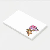 Post-it® Paresseux mignon mais vilain (Incliné)