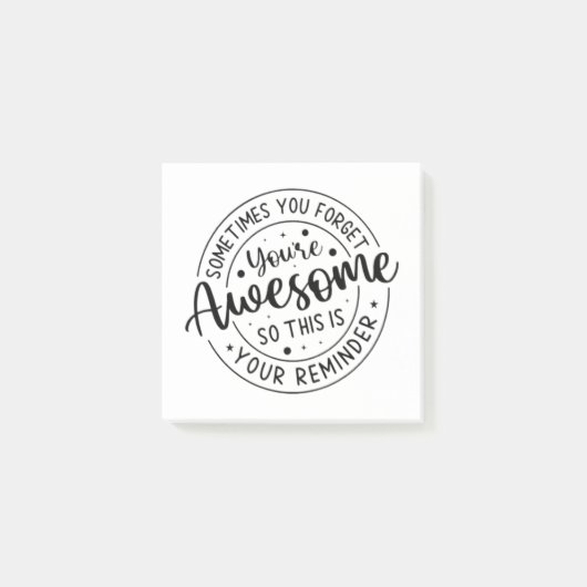 Post-it® Parfois Vous Oubliez Votre Super (Devant)