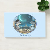 Post-it® Paris à la Nuit Notes 10" x 6" - Heureux (Bureau)