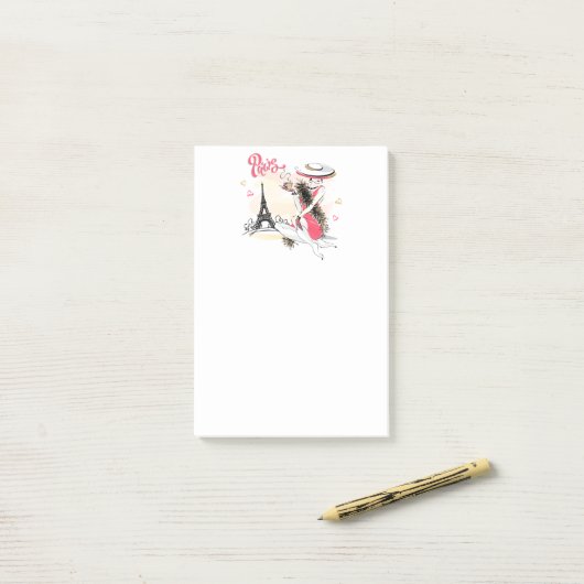 Post-it® Paris & Café (Sur un bureau)