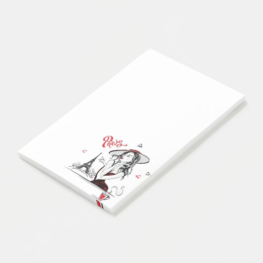 Post-it® Paris & Café, rouge (Incliné)