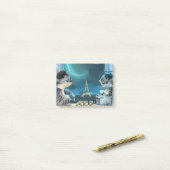 Post-it® Paris la nuit Notes 4" x 3" (Sur un bureau)