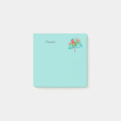 Post-it® Parrot Macaw Tropical Personnalisé 3x3 Post-it (Devant)