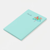Post-it® Parrot Macaw Tropical Personnalisé 4x6 (Incliné)