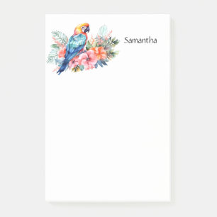Post-it® Parrot Macaw Tropical Personnalisé 4x6