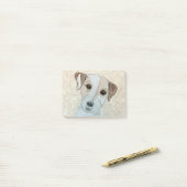 Post-it® Parson Russell Terrier (Sur un bureau)