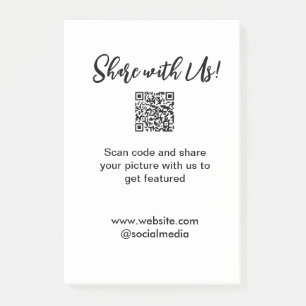 Post-it® Partagez votre image numérisation QR code ajouter