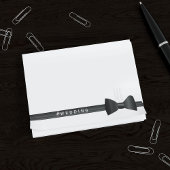 Post-it® Parti de mariage Favor Bow Cravate Monogramme Publ