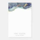 Post-it® Parties scintillant Abstraite en encre d'alcool Si (Devant)