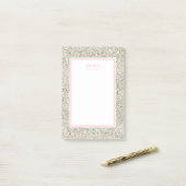 Post-it® Parties scintillant argentée (Sur un bureau)
