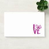 Post-it® parties scintillant de l'archet rose (Bureau)