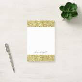 Post-it® Parties scintillant d'étincelle d'or (Bureau)