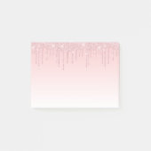 Post-it® Parties scintillant étincelante rose dégoulinant n (Devant)