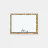 Post-it® Parties scintillant Gold Faux (Devant)