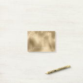 Post-it® Parties scintillant Gold Glam (Sur un bureau)