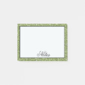 Post-it® Parties scintillant Green Faux (Devant)