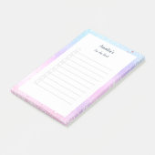 Post-it® Parties scintillant Holographique Pastel Étoiles L (Incliné)