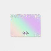 Post-it® Parties scintillant holographique Unicorn (Devant)