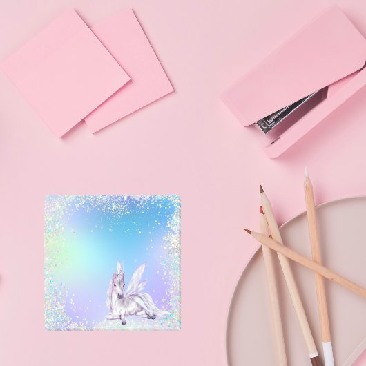 Post-it® Parties scintillant Magique Blanc Unicorne