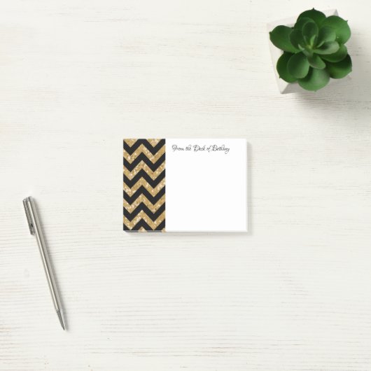 Post-it® Parties scintillant or Chevron Notes (Bureau)