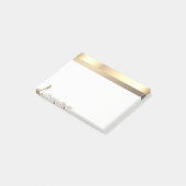 Post-it® Parties scintillant Or moderne talons hauts -Perso (Incliné)