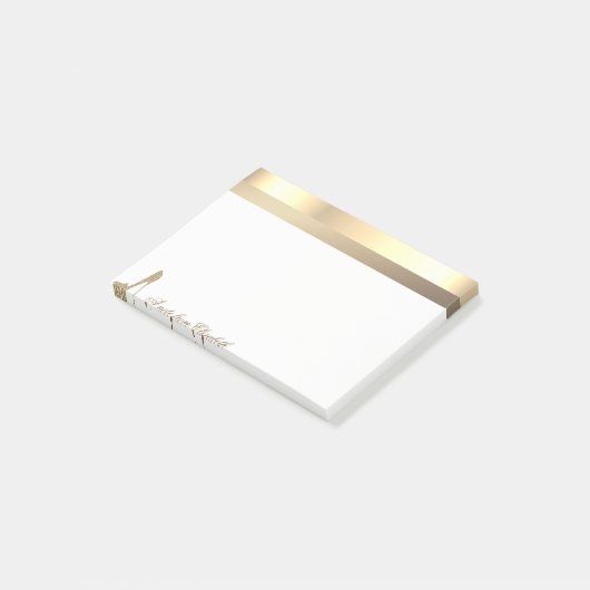 Post-it® Parties scintillant Or moderne talons hauts -Perso (Incliné)