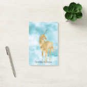 Post-it® Parties scintillant or Unicorn Aqua Aquarelle (Bureau)