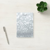 Post-it® Parties scintillant Princesse Silver Sparkle Glamo (Bureau)