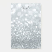 Post-it® Parties scintillant Princesse Silver Sparkle Glamo (Devant)