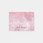 Post-it® Parties scintillant rose brillante (Devant)