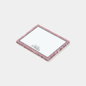Post-it® Parties scintillant rose Faux (Incliné)