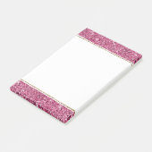 Post-it® Parties scintillant rose Glitz (Incliné)