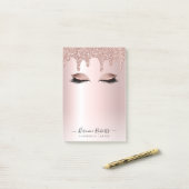Post-it® Parties scintillant rose Gold Blush - Extensions d (Sur un bureau)