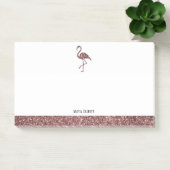 Post-it® Parties scintillant rose Gold Faux et Flamant rose (Bureau)