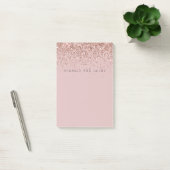 Post-it® Parties scintillant rose Gold Sparkle Faux (Bureau)