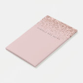 Post-it® Parties scintillant rose Gold Sparkle Faux (Incliné)
