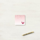 Post-it® Parties scintillant roses modernes et talons hauts (Sur un bureau)
