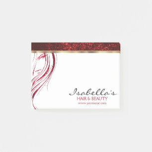Post-it® Parties scintillant Rouge - Salon de beauté pour f