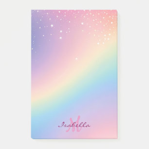 Post-it® Parties scintillant Unicorne arc-en-ciel
