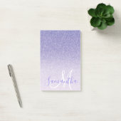 Post-it® Parties scintillant violet moderne étincelles Nom  (Bureau)