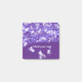 Post-it® Parties scintillant violet simple étoiles scintill (Devant)