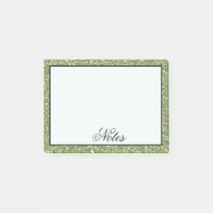Post-it® Parties scintillantes vertes de Faux