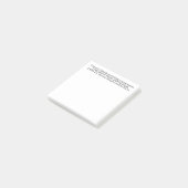 Post-it® Pas De Correction Silencieuse De Votre Grammaire ( (Incliné)