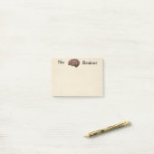Post-it® Pas de notes post-it de cerveau (Sur un bureau)