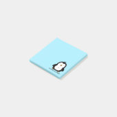 Post-it® Pas De Poing Sur Le Pingouin| Bleu (Incliné)